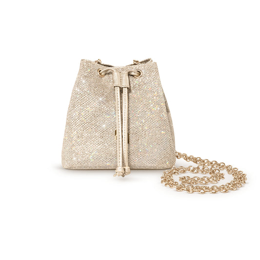 Gold Reflections Glitter Pochette